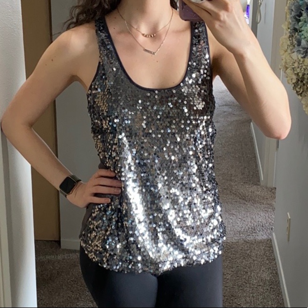 Sparkly Sequin Tank Top